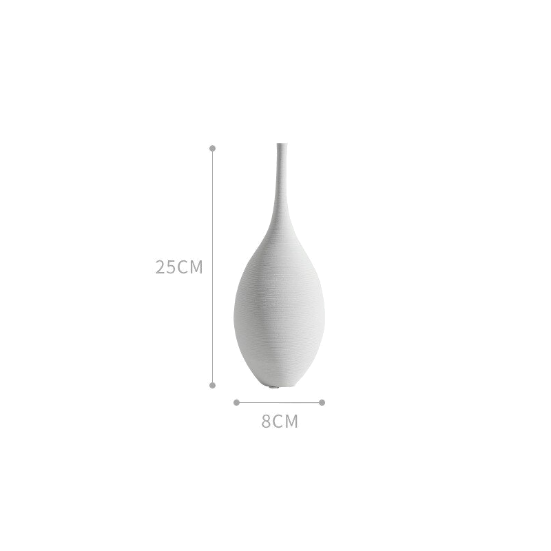 Vase Haut Blanc
